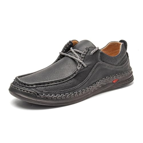 Loafer Herren GroßE GrößE Mokassins Leder Schuhe - Bequeme rutschfeste Walkingschuhe Freizeitschuhe Vintage Leicht Arbeitsschuhe SchlüPfenschuhe Fahrschuhe Halbschuhe SchnüRschuhe Loafer Herren GroßE GrößE Mokassins Leder Schuhe - Bequeme rutschfeste Walkingschuhe Freizeitschuhe Vintage Leicht Arbeitsschuhe SchlüPfenschuhe Fahrschuhe Halbschuhe SchnüRschuhe von Generisch