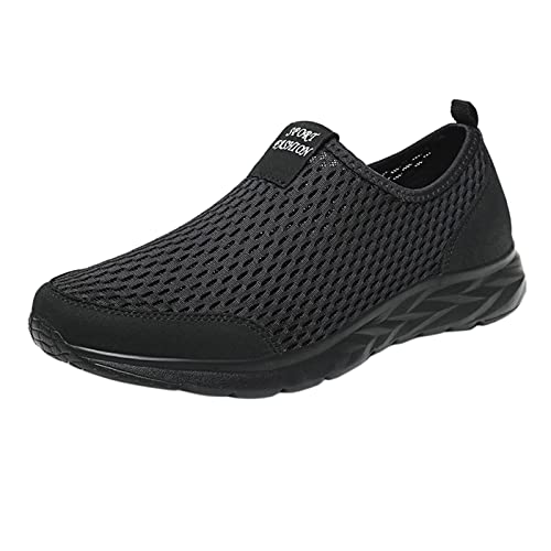 Luftpolster-Slip-On-WanderschuheOrthopädische Turnschuhe Für Damen, Für Damen Mesh Atmungsaktiv Sportschuhe Outdoor-Strick Walkingschuhe Leichte Weiche Freizeitschuhe Weichen Sohle Schlupfschuhe von Generisch