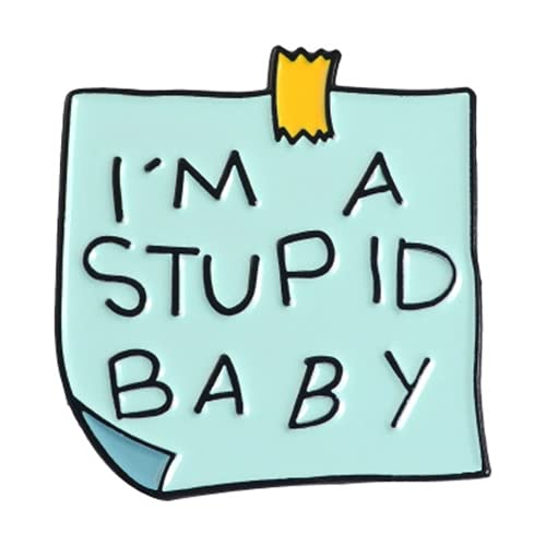 Lustige Dialog Emaille Pins Custom Humor Broschen Tasche Kleidung Revers Pin Label Button Abzeichen Cartoon Schmuck Geschenk Freunde von Generisch
