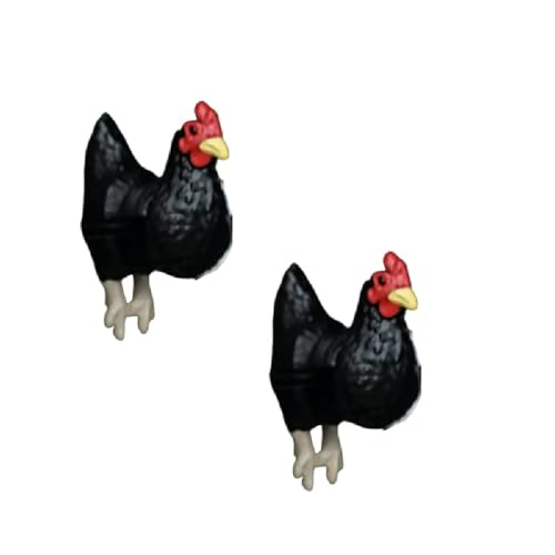 Lustige Huhn-Ohrringe, witzige Bauernhoftier-Ohrringe, Geschenke für Hühnerliebhaber und Bauernhaus-Dekor-Enthusiasten, Chicken Earrings, Huhn-Ohrringe, Huhn-Ohrringe von Generisch