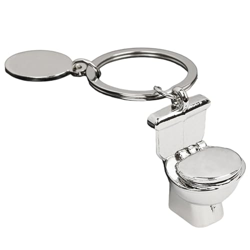 Lustiger Toiletten-Schlüsselanhänger | Toiletten-Schlüsselanhänger-Anhänger | Lustiger Handtaschen-Schlüsselanhänger-Organizer | Schlüsselanhänger Aus Metall Für Geburtstage, Weihnachten Und Hochzeite Lustiger Toiletten-Schlüsselanhänger | Toiletten-Schlüsselanhänger-Anhänger | Lustiger Handtaschen-Schlüsselanhänger-Organizer | Schlüsselanhänger Aus Metall Für Geburtstage, Weihnachten Und Hochzeite von Generisch