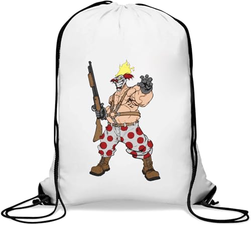 Lustiger Turnbeutel mit Kordelzug, Weiß von Generisch