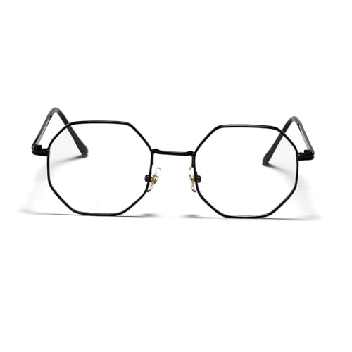 Luxuriöse, runde Sonnenbrille für Damen und Herren, trendig, modisch, Vintage-Stil, Steampunk, kleiner Rahmen, UV400, Schwarz / klar, Einheitsgröße Luxuriöse, runde Sonnenbrille für Damen und Herren, trendig, modisch, Vintage-Stil, Steampunk, kleiner Rahmen, UV400, Schwarz / klar, Einheitsgröße von Generisch