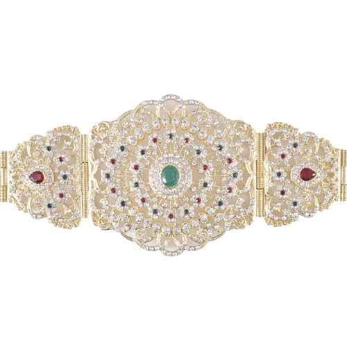 Luxuriöse Taillenkette mit Strasssteinen für Damen, verstellbare Länge, Körperschmuck für marokkanischen Stil, Brautschmuck, Hochzeit, Einheitsgröße, Metall Metall Exotisch Luxuriöse Taillenkette mit Strasssteinen für Damen, verstellbare Länge, Körperschmuck für marokkanischen Stil, Brautschmuck, Hochzeit, Einheitsgröße, Metall Metall Exotisch von Generisch