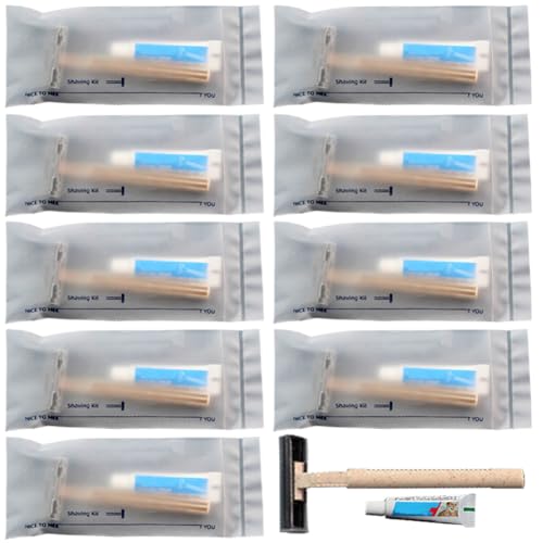Luxuriöses, einzeln verpacktes Reise-Mehrzweck-Rasierer-Set mit Rasiercreme, tragbar, für empfindliche Haut, privater Körperrasierer, Hotel-Rasier-Set für Zuhause, Hotel, Reisen, den täglichen Luxuriöses, einzeln verpacktes Reise-Mehrzweck-Rasierer-Set mit Rasiercreme, tragbar, für empfindliche Haut, privater Körperrasierer, Hotel-Rasier-Set für Zuhause, Hotel, Reisen, den täglichen von Generisch