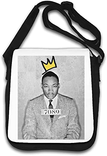 M. Luther King Mug Shot Umhängetasche weiß von Generisch
