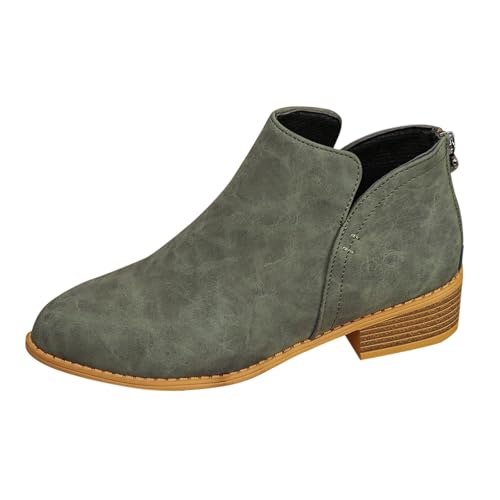 Mädchen 29 Winter Europäischer und amerikanischer Außenhandel, spitzer Reißverschluss hinten, kurze Stiefel, große Lederstiefel für Damen, einfarbig, schlankmachende Damen Mit Absatz (Camouflage, 36) Mädchen 29 Winter Europäischer und amerikanischer Außenhandel, spitzer Reißverschluss hinten, kurze Stiefel, große Lederstiefel für Damen, einfarbig, schlankmachende Damen Mit Absatz (Camouflage, 36) von Generisch