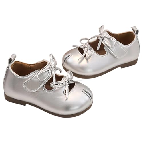 Mädchen First Shoe Girl Slipper Socken, silber, 3 UK Child Narrow von Generisch