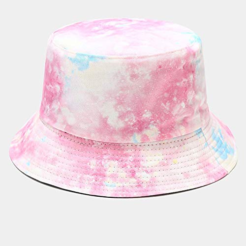 Mädchen Fischerhut 50 Sonnenschutzhut Outdoor Fisherman's Hat Damen Basin Hat Bucket Fashion Printing Baseball Caps Fischerhut Mesh (One Size) von Generisch