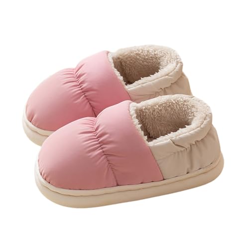 Mädchen Hausschuhe für Kinder Gemütliche Winter Hausschuhe Weiche Sohle Kleinkind Slip On Bequeme Schuhe für (26 Toddler) von Generisch