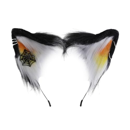 Mädchen Katzenohren Krone Stirnbänder Tierohren Haarband Haarreifen Kopfbedeckung Geschenke von Generisch