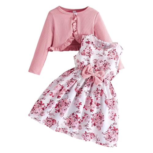 Mädchen Kleid Blumen Prinzessin Kleid Freizeitkleider Lässig Farbverlauf Strandkleid Kurzarm Rüschenärmel Partykleid Rundhals A Linie Chiffonkleid Elegant Sommerkleider 2-10 Jahre für Kinder Mädchen Kleid Blumen Prinzessin Kleid Freizeitkleider Lässig Farbverlauf Strandkleid Kurzarm Rüschenärmel Partykleid Rundhals A Linie Chiffonkleid Elegant Sommerkleider 2-10 Jahre für Kinder von Generisch
