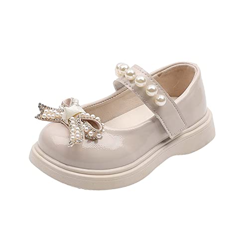 Mädchen Mary Jane Kleineschuhe Bowknot Mädchen Prinzessin Schuhe Festliche Tanzschuhe Modisch und Bequem Flache Schulschuhe Kleine Kleinkind Kleid Schuhe Halbschuhe von Generisch