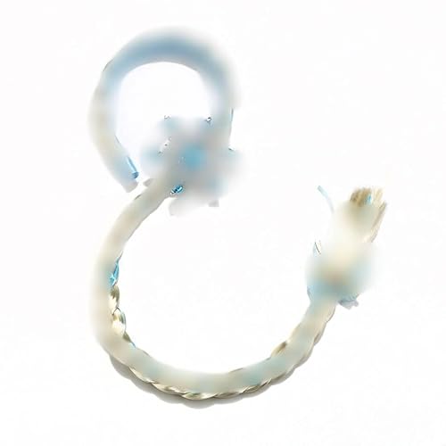 Mädchen Perücke – Langhaar Zöpfe Haarteil mit Haarreif Zopf | Kinder Perücken für Mädchen, ideal für Kindergeburtstagsparty, Cosplay und als tolles Geschenk von Generisch