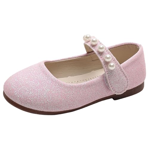 Mädchen Schuhe Retro Prinzessin Schuhe Flache Hochzeitskleider Schulschuhe FestlicheSchuhe MäDchen Ballerina rutschfest Kleinkind Klassische Fasching Geburtstag Party von Generisch