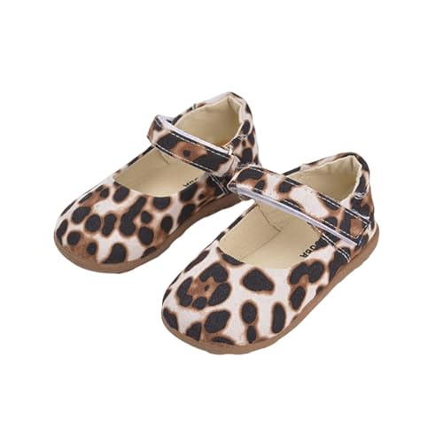 Mädchen-Sneaker, lässig, niedrig, atmungsaktiv, leicht, Schlupfschuhe mit Leopardenmuster, für Kleinkinder im Alter von 1 bis 3,5 Jahren, khaki, 25 EU Mädchen-Sneaker, lässig, niedrig, atmungsaktiv, leicht, Schlupfschuhe mit Leopardenmuster, für Kleinkinder im Alter von 1 bis 3,5 Jahren, khaki, 25 EU von Generisch