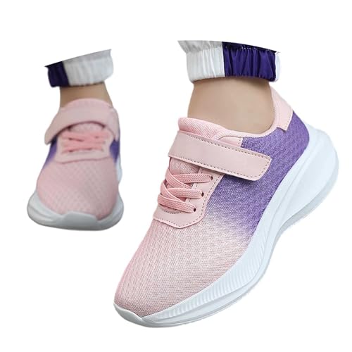 Mädchen Sneaker Kinderschuhe Modische Sneaker Unisex Kinder Hallenturnschuhe Freizeit Turnschuhe Atmungsaktive Tennis Freizeitschuhe Running Outdoor Fitnessschuhe Barfussschuhe von Generisch