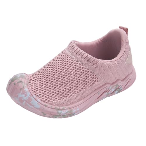 Mädchen Sneakers Atmungsaktive Fly Mesh Kinder Sportliche Slip-On Schuhe für täglichen Gebrauch (27 Little Child) von Generisch