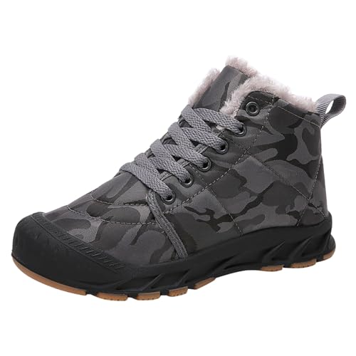 Mädchen Stiefel Modische Mädchen-Stiefel Chelsea Boot High-Top Winter Schneeschuhe Winterschuhe Bequeme, weiche Sohle, Leder Schnürstiefel mit Schnürsenkeln Oktoberfest Freizeit Stiefeletten von Generisch