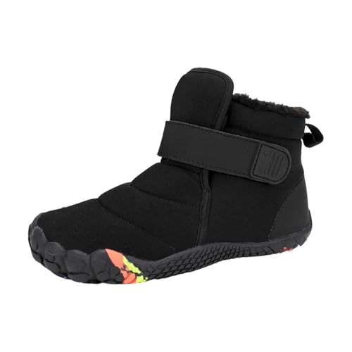 Mädchen Stiefel Schneestiefel Reitstiefel Kniehohe Winterstiefel Kinder Sohlen Modische Flache Anti Rutsch Niedrige Absätze Winter Schneeschuhe mit Reißverschluss von Generisch