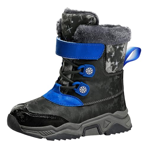 Mädchen-Stiefel Stiefeletten Mädchen Bequeme weiche Sohle Kinderstiefel Winterstiefel Kinder Sohlen Niedrige Absätze klobige Profilsohle Dicke lässig Punk Gothic-Stiefel von Generisch