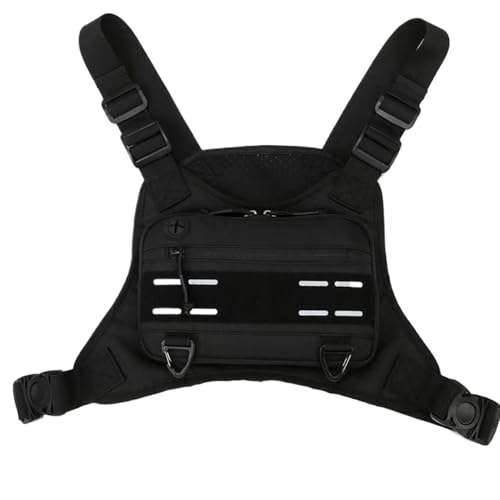 Männer Brustbeutel, Brustbeutel - Brusttraining Weste Beutelgabeless | Outdoor-Sportzubehör, einstellbare multifunktionale Laufpackungen für Schlüsselkarten Brieftaschen Männer Brustbeutel, Brustbeutel - Brusttraining Weste Beutelgabeless | Outdoor-Sportzubehör, einstellbare multifunktionale Laufpackungen für Schlüsselkarten Brieftaschen von Generisch