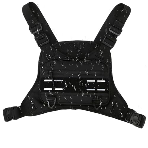 Männer Brustbeutel, Brustbeutel | Trainingsweste Vorderbeutelgabeless,Outdoor-Sportzubehör, einstellbare multifunktionale Laufpackung zum Klettern Männer Brustbeutel, Brustbeutel | Trainingsweste Vorderbeutelgabeless,Outdoor-Sportzubehör, einstellbare multifunktionale Laufpackung zum Klettern von Generisch