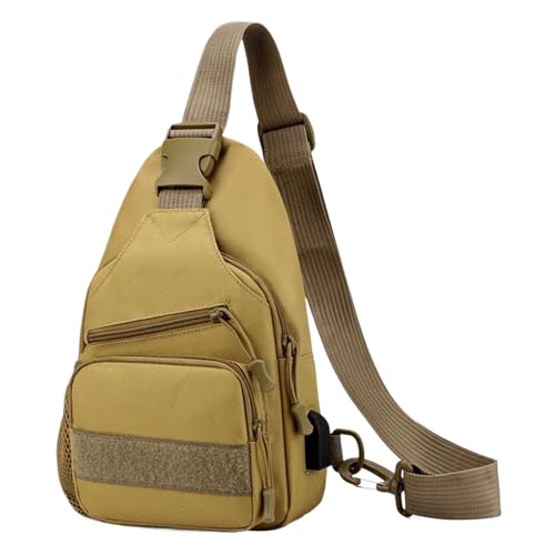 Männer Brustbeutel - Brustbeutel Schultergurt | Wasserdichtes Utility Sports Pack, Einstellbarer Nylon -Schultergurt Mit Mehrfacher Leichter Für Das Klettern Von Wandercampingaktivitäten, Kompaktes Da von Generisch