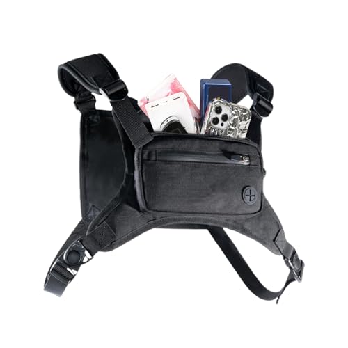 Männer Brusttasche - Sporttasche Laufgurt Brustbeutel | Handyhalter Weste Für Outdoor Camping Reisen Klettern Radfahren Reiten Wandern Angeln Motorrad Trekking Männer Brusttasche - Sporttasche Laufgurt Brustbeutel | Handyhalter Weste Für Outdoor Camping Reisen Klettern Radfahren Reiten Wandern Angeln Motorrad Trekking von Generisch