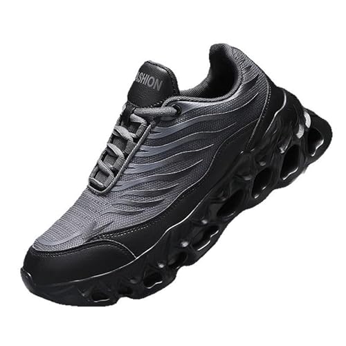Männer Dicker Boden Mode Sportschuhe Freizeit Erhöhen Reiseschuhe Superleicht Schockdämpfung Laufschuhe (schwarz,41) von Generisch