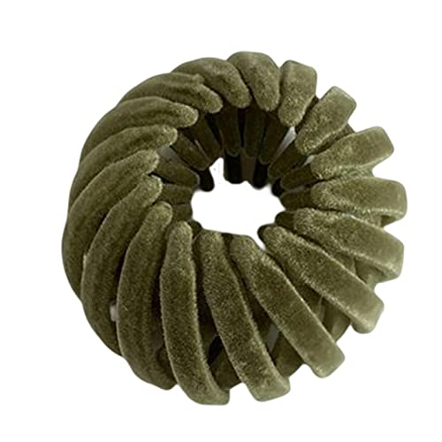 Magische Haarspangen – Vogelnest Samt Magische Haarspange | Haarhalter Vogelnest Haarspange | Dutt Maker | Samt Haarspangen | Faule Vögel Nest Platte Haarnadel | Haarknoten-Zubehör für Frauen, von Generisch