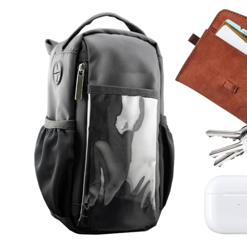 Magnetbeutel für Fitnessstudio, magnetischer Fitnessbeutel,Wasserflaschenträger - Reisebottenzubehör Organizer Trägerhalter mit Schultergurt für Männer Frauen von Generisch