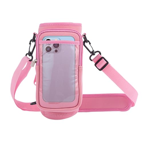 Magnetische Flaschentasche, Flaschentasche, Reise-Fitness-Zubehör, Organizer, Tragetasche mit Schultergurt für Männer und Frauen, rose, Refer to description, Unisex von Generisch