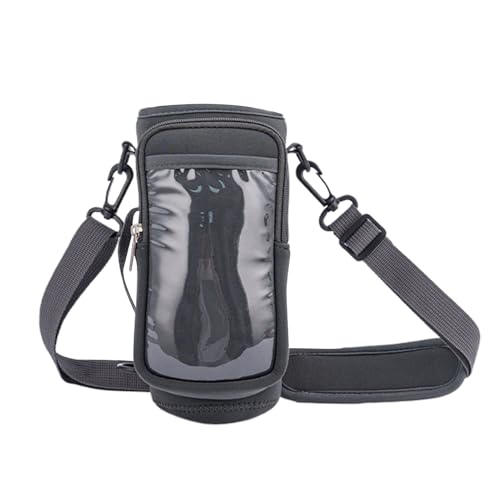 Magnetischer Turnbeutel – Flaschenhalter-Taschen – Turnbeutel Organizer für Damen und Herren mit Schultergurt für Reisen, Arbeit, Sport, Schwarz , Refer to description, Uni von Generisch