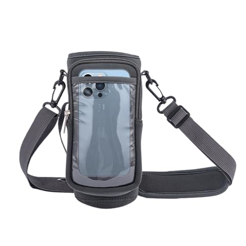 Magnetischer Turnbeutel für Damen, Wasserflaschen-Tragetasche, Reise-/Fitnesszubehör, Organizer mit Schultergurt für Männer und Frauen, Schwarz , Refer to description, Unisex von Generisch