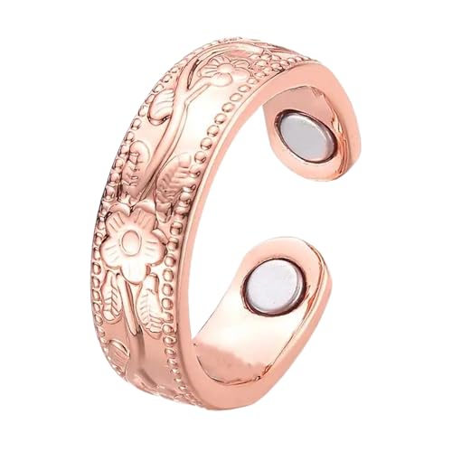 Magnetringe Für Damen & Herren - Vintage Ringe - Kupfer Schmuck Für Damen Herren Hochzeit Feiern Bequeme Mode Erwachsene Magnetringe Für Damen & Herren - Vintage Ringe - Kupfer Schmuck Für Damen Herren Hochzeit Feiern Bequeme Mode Erwachsene von Generisch