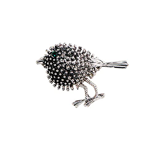 Magnificent Bird Vintage Herren-Brosche Brosche Anstecknadel Neuheit Metall Silber Schmuck Praktisch von Generisch