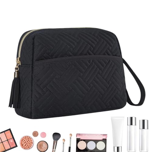 Make-up-Aufbewahrungstasche, Make-up-Tasche mit großem Fassungsvermögen - Frauen-Reißverschluss-Beutel-Organisator-Kasten,Kompakter wasserfester Make-up-Pinsel-Organizer für Lippenstift, Foundation von Generisch