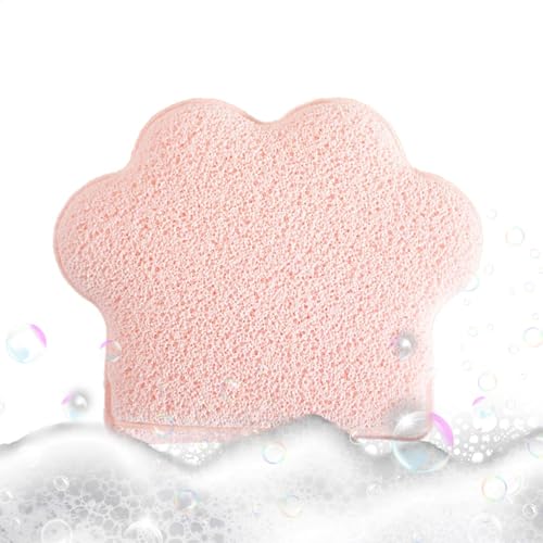 Make -up -Entfernungsschwamm, Gesichtsreinigungschwamm - Katzenpfoten Make -up -Entferner trockener Tücher - Vergrößerte Handschuhpufftuch für Frauen männlich von Generisch