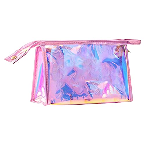 Make-up-Kosmetiktasche, Reise-Kulturbeutel, Make-up-Kosmetiktasche, Leder, Kulturbeutel für Damen, B, Einheitsgröße von Generisch