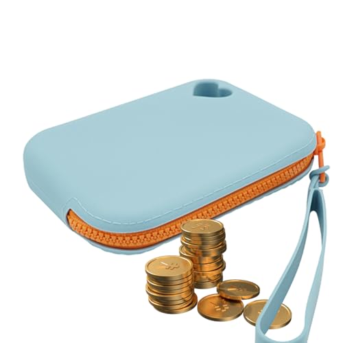 Make -up -Organizer Reißverschlussbeutel - Silikonspeicherzubehörbeutel, wasserdichtes Schlüsselhalter, kompakter Carry Container | Multifunktionale Reisebeutellösung für Frauen Girls Kabelbindungen K von Generisch