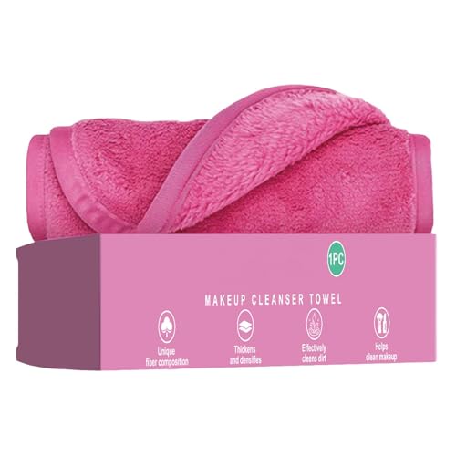 Make-up-Reinigungs-Handtuch – sanftes Handtuch-Make-up-Entferner, tragbares Make-up-Entferner-Werkzeug, sanftes Handtuch-Make-up-Entfernen, Gesichtswaschtuch für effiziente Reinigung von Generisch