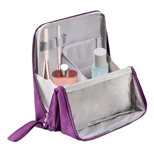 Make -up -Tasche mit großer Kapazität | Reisekosmetiktasche | Tragbares wasserdichte Toilierkoffer | Reisecontainer für Frauen Männer Home Offices Business Nutze Urlaub Shampoo Conditioner Haarspray von Generisch