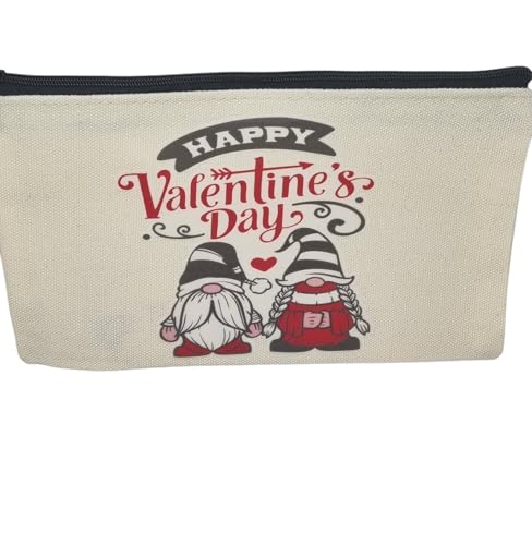 Makeup Pouch with Bookmark, Valentine's Day Gift, beige, Modern von Generisch