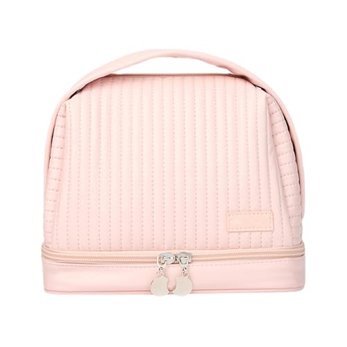 Makeup Storage Bag - Makeup Bag Große Kapazität | Boilies Aus PU-Leder Wasserdichte Reisetasche Für Den Täglichen Gebrauch Und Toilettenartikel Für Frauen, Rosa, riferimento alla descrizione, Makeup Storage Bag - Makeup Bag Große Kapazität | Boilies Aus PU-Leder Wasserdichte Reisetasche Für Den Täglichen Gebrauch Und Toilettenartikel Für Frauen, Rosa, riferimento alla descrizione, von Generisch