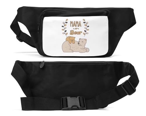 Mama Bear Unisex Hüfttasche schwarz, Schwarz , Einheitsgröße von Generisch