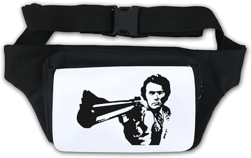 Man Aiming Hüfttasche Bauchtasche Weiß von Generisch