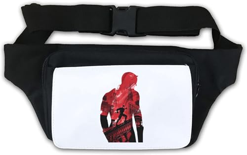 Man Without Fear Night City Art Hüfttasche Bauchtasche Weiß von Generisch
