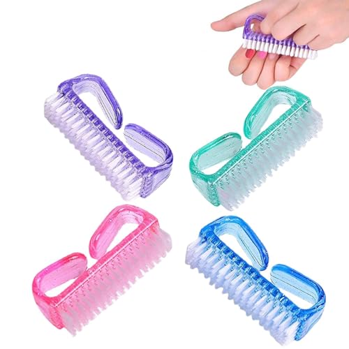 Maniküre-Pinsel | Nagelbürste mit Griff - Nagelreinigungsbürste, Fingernagelbürsten für Kinder oder Erwachsene, um Hände, Füße und Nägel sauber und ordentlich zu halten von Generisch