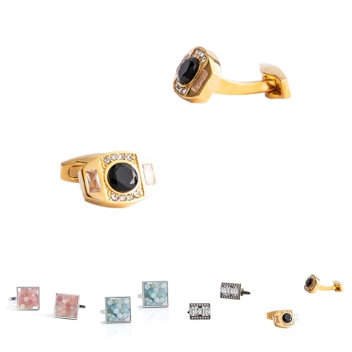 Manschettenknöpfe Herren 1 Paar Rote Blaue Muschelfarbene Muschel Diamant Zirkon Französisches Herrenanzug Hemd Manschettenknöpfe Manschettenknöpfe Herren 1 Paar Rote Blaue Muschelfarbene Muschel Diamant Zirkon Französisches Herrenanzug Hemd Manschettenknöpfe von Generisch